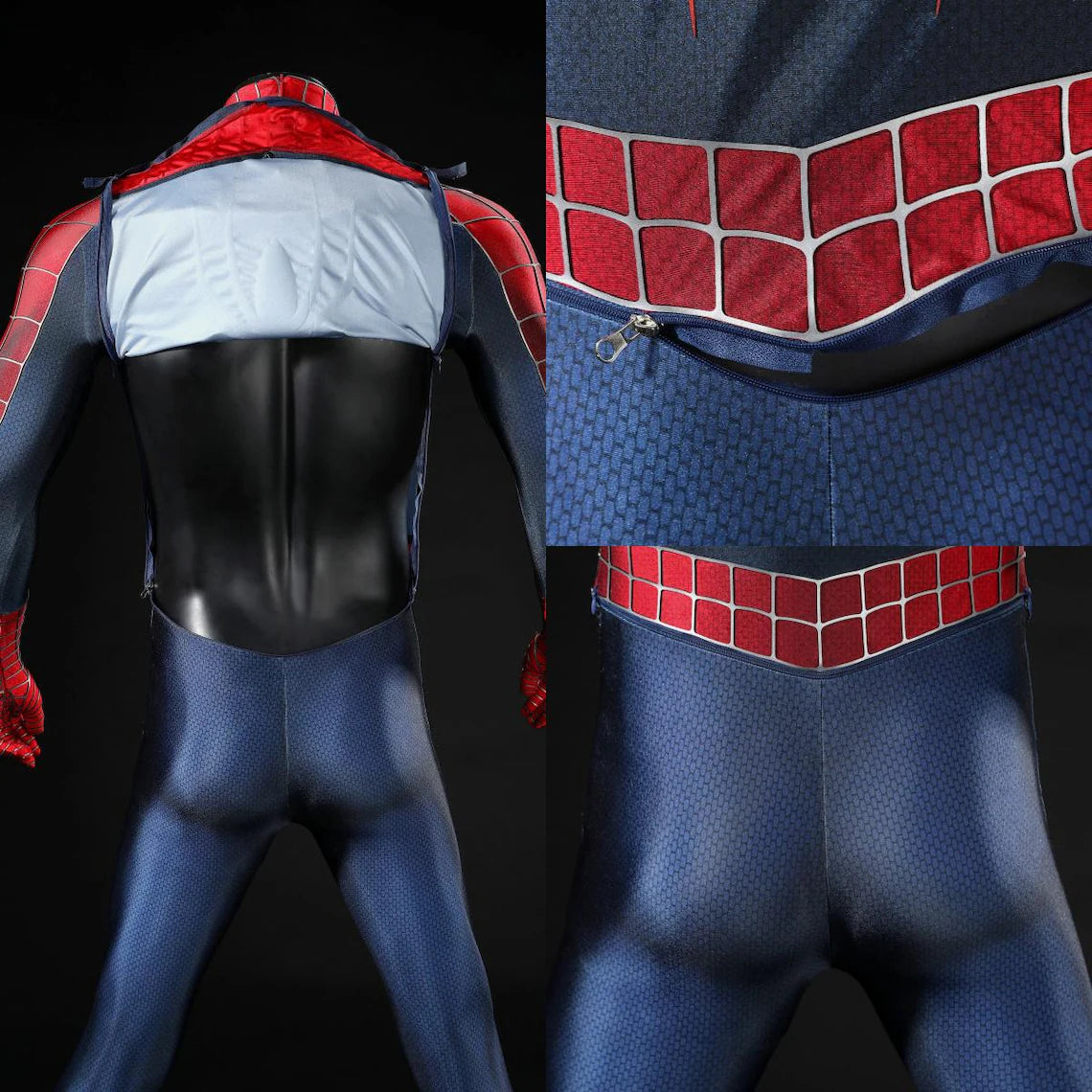 Classic Spider Hero Red& Black Suit Spider Cosplay Costume Tobey Version