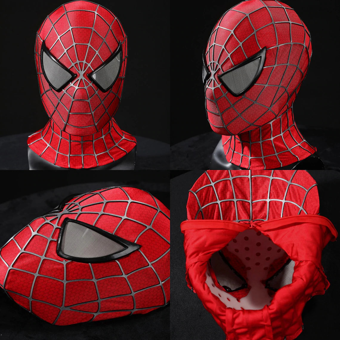 Classic Spider Hero Red& Black Suit Spider Cosplay Costume Tobey Version