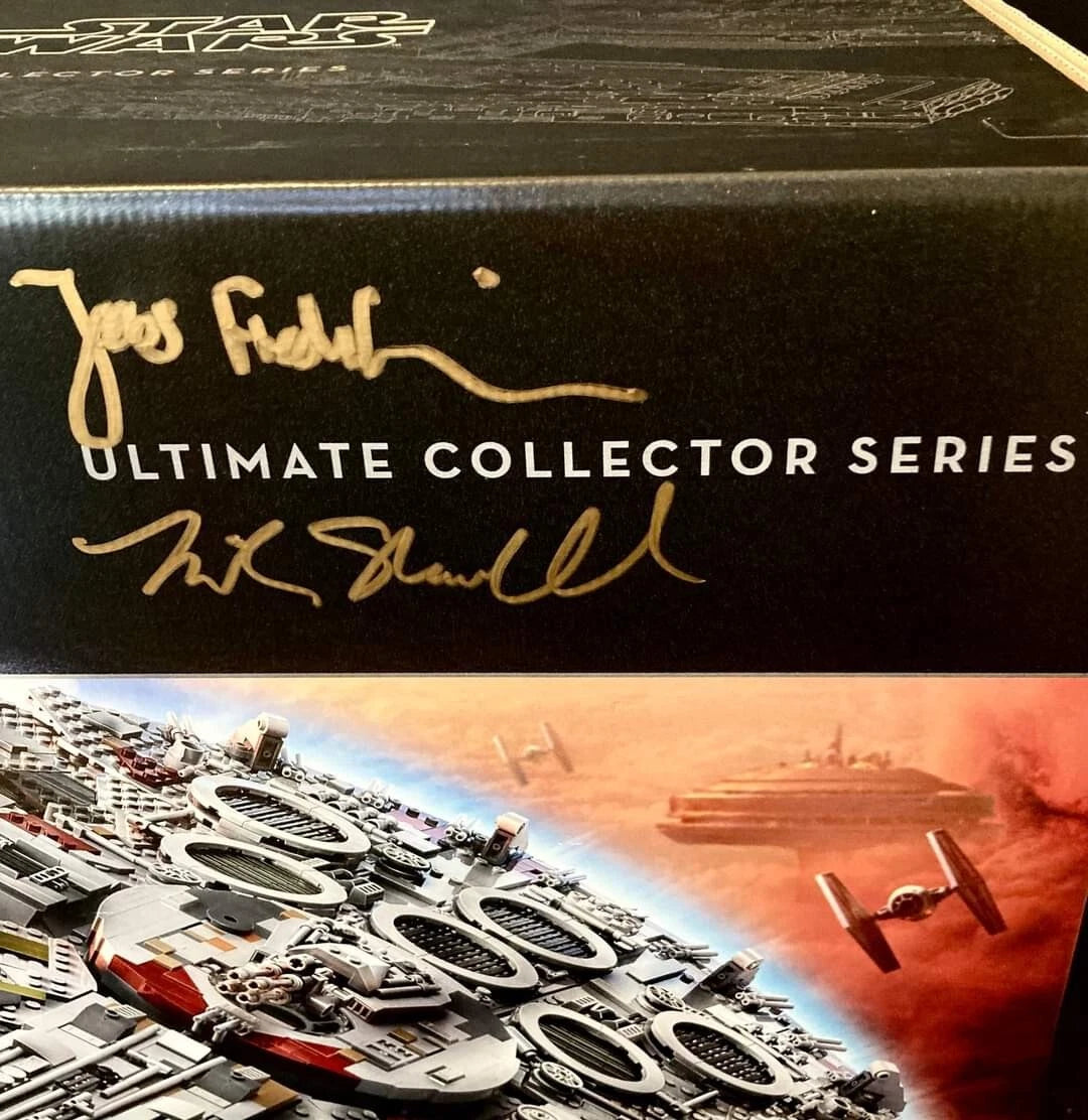 lego star wars 75192 Signed + Vip Card Signed-