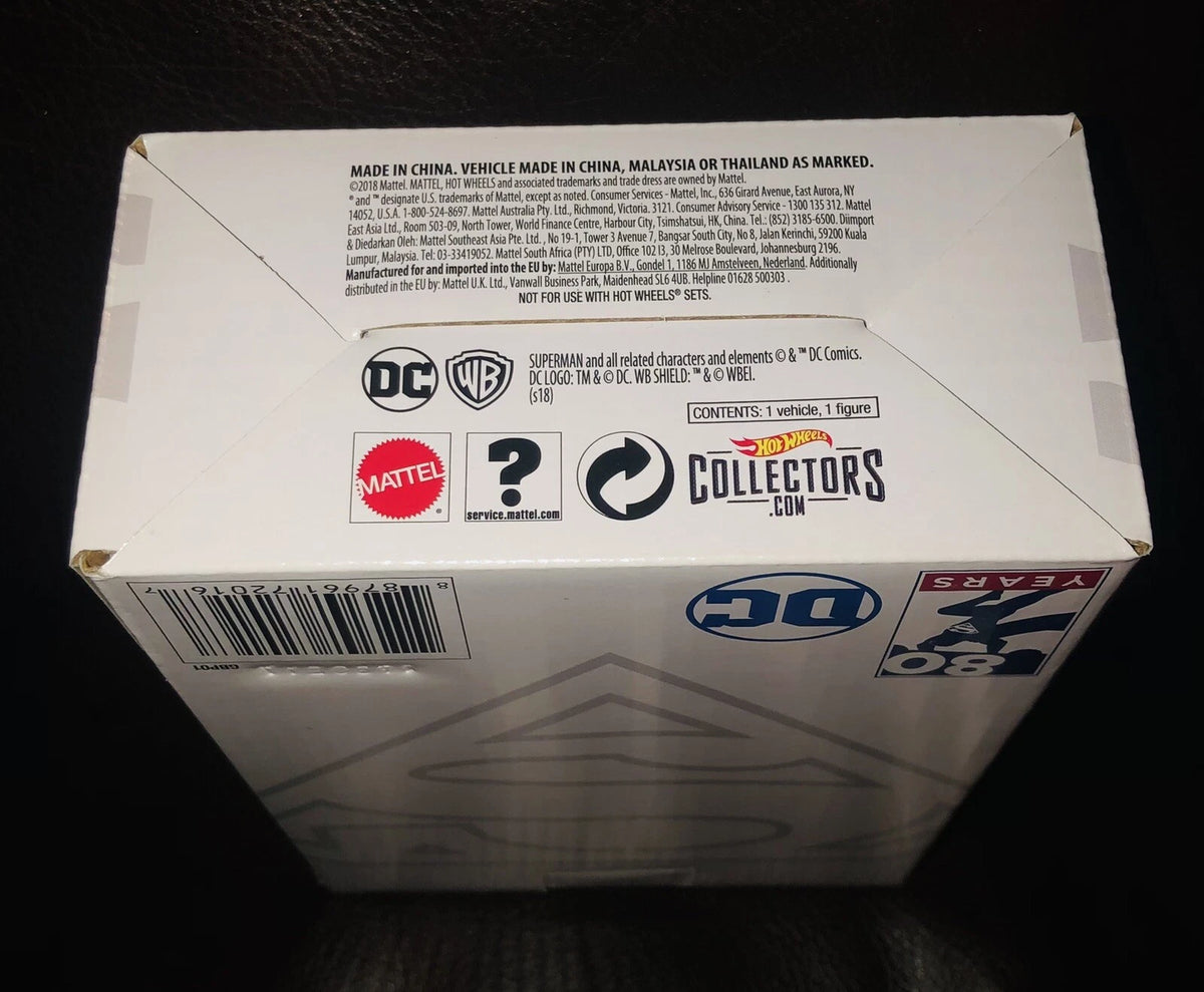 SDCC 2018 Hot Wheels Superman Action Comics #1 Exclusive Diecast Car NIB Rare DC Collectible Grail