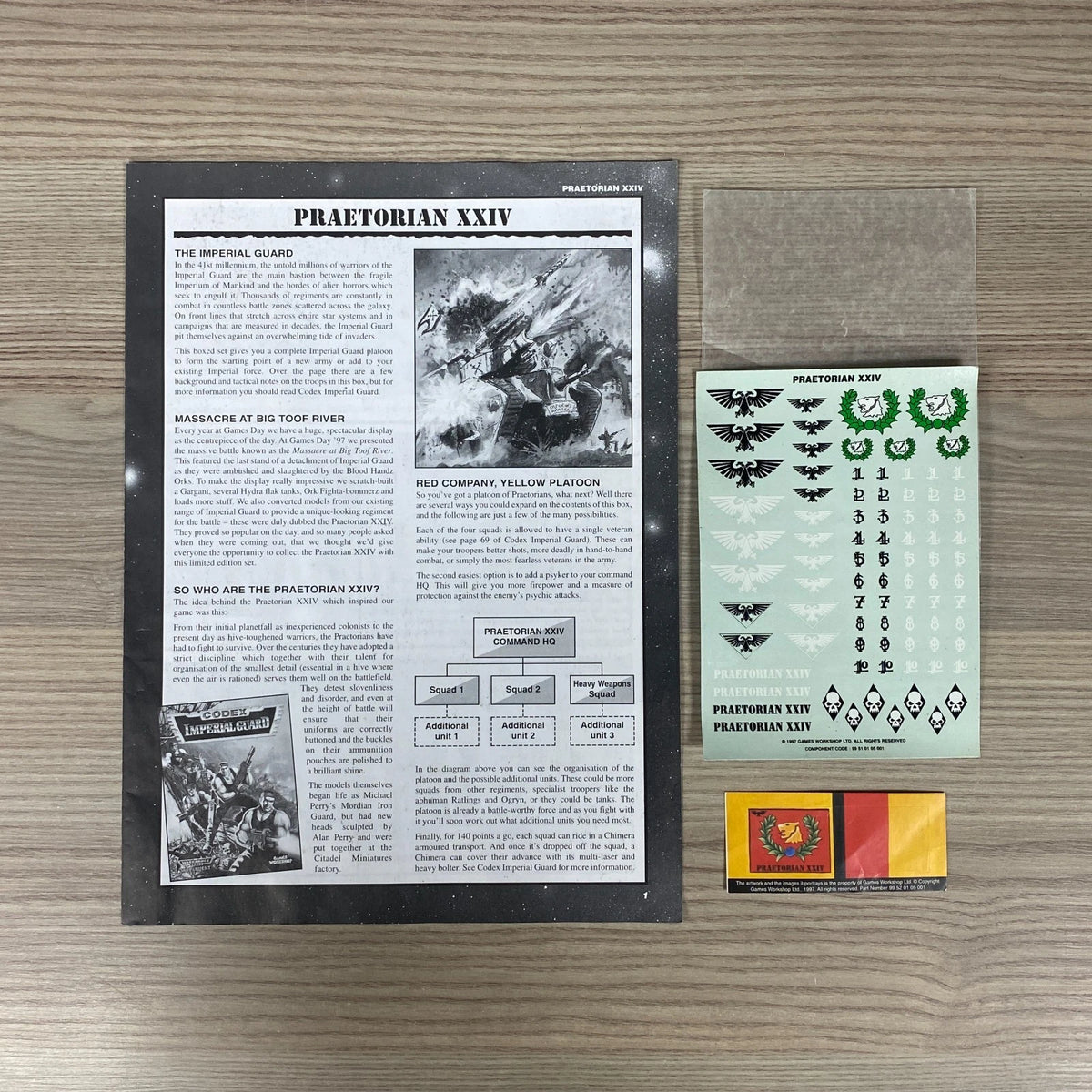 imperial guard praetorian xxiv special limited edition boxed set warhammer 40k