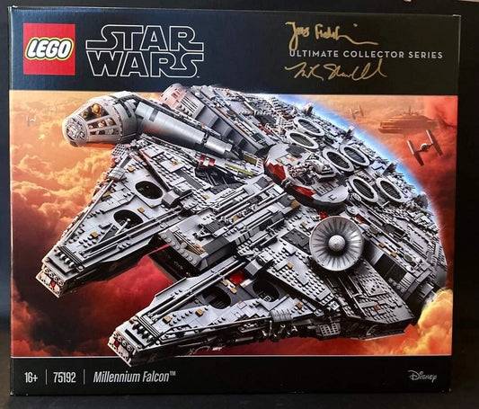 lego star wars 75192 Signed + Vip Card Signed-